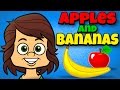 Apples and Bananas with Lyrics - Vowel Songs ...