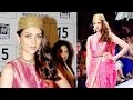 Sexy Aditi Rao Hydari Hot Ramp Walk At Lakme Fashion Week LFW 2015