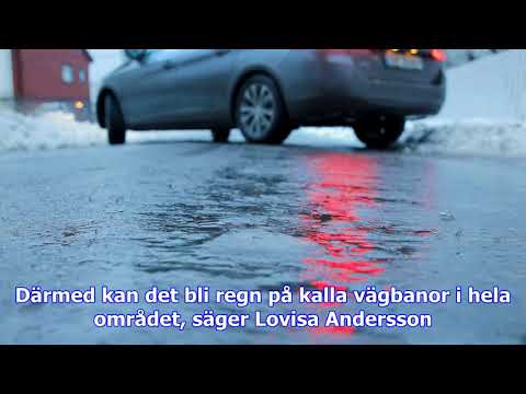 Smhi varnar för ishalka i norrland