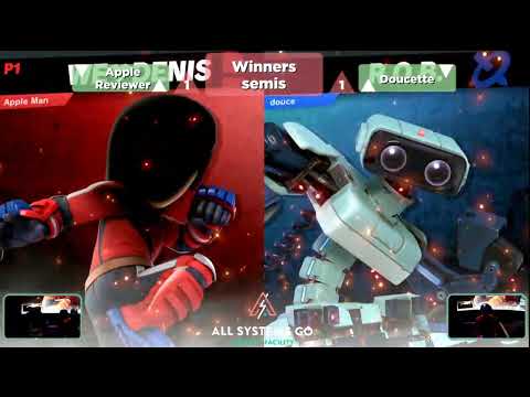 ASG Fight Night #70 - Doucette (ROB) vs Apple Reviewer (Mii Brawler) SSBU Ultimate Tournament
