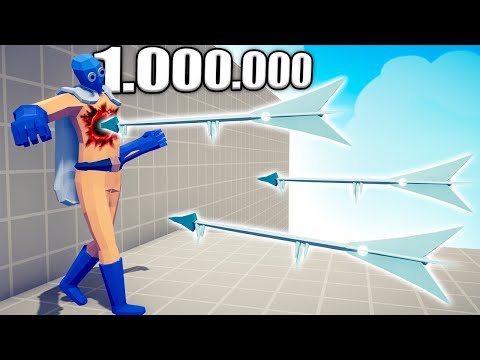1.000.000 DAMAGE ICE ARCHER vs UNITS - TABS | Totally Accurate Battle Simulator 2023
