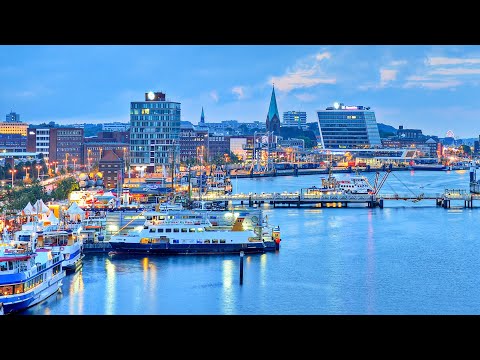 Ferry Ride in Kiel, Germany