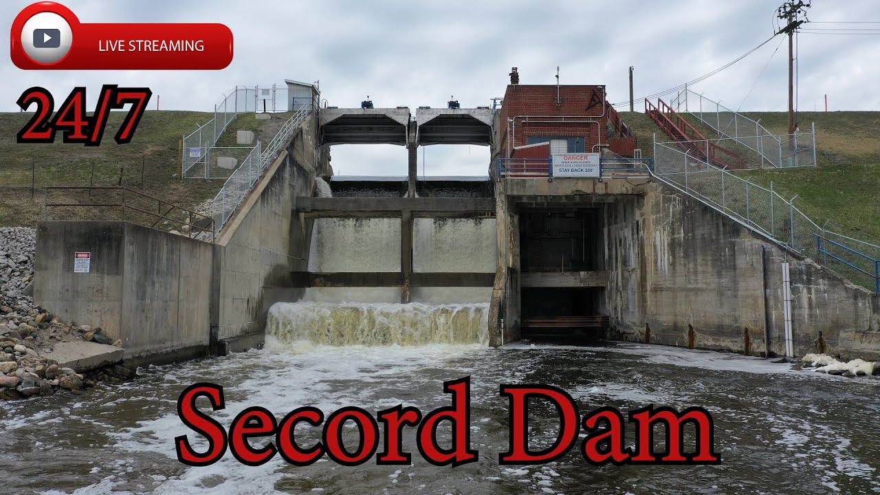 Live webcam view of Secord Dam HD Live Stream