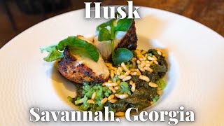Eating at Husk. One of the Best Restaurants in Savannah, Georgia