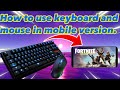 How To Use Keyboard And Mouse On Mobile Fortnite