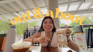 out and about 🍵💐🌞 grwm with Dove, weekend in makati, cafe + restos
