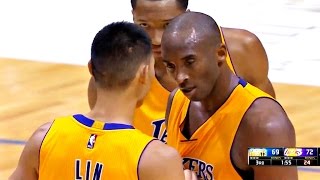 Jeremy Lin 2014 10 06 Preseason Laker vs Nuggets 湖人vs金塊