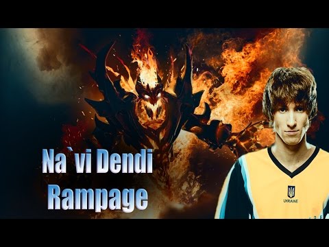Na`Vi.Dendi Shadow fiend Rampage | Dota 2 Pro Gameplay