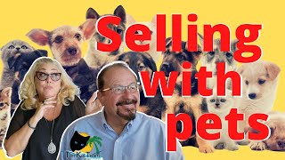 How to sell a house with pets and tips for selling a house with pets.