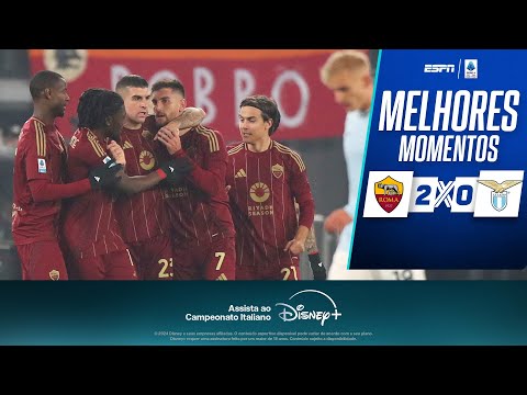 Gols e lances de Roma x Lazio