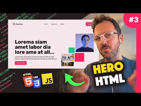 Website Creation Course - 3 Hero Sections (Html, CSS, JS Tutorials)