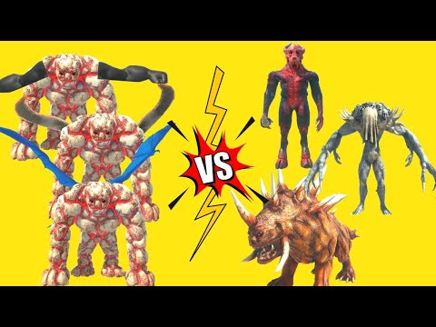 GOLEM MUTANT BROTHERS VS 2X INFERNALS  -  ANIMAL REVOLT BATTLE SIMULATOR