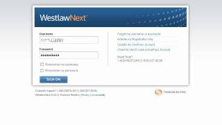 WestlawNext Sign On Demo