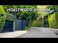 Driving The SECRET Streets Of The HOLLYWOOD HILLS 4K 60fps