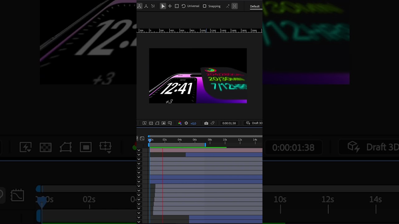 Apple Style UI Animation in After Effects #shorts  #animation #figma #tutorial #aftereffects