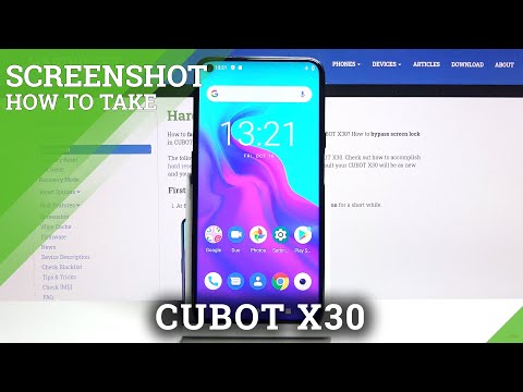 How to Capture Screen in CUBOT X30 – Take Screenshot