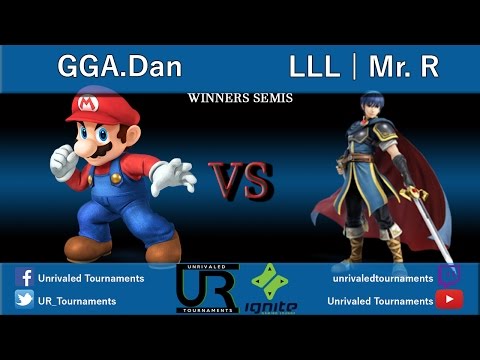 Ignition #23  WINNERS SEMIS - GGA.Dan (Mario) vs LLL | Mr. R (Marth)