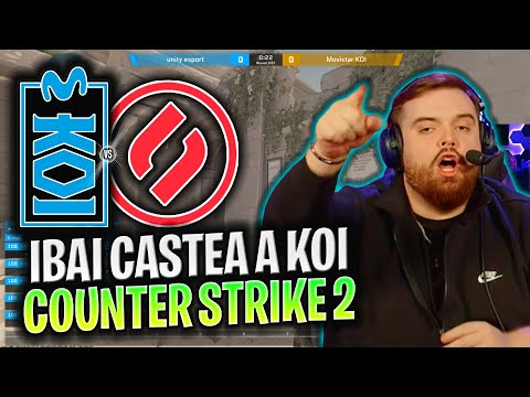 IBAI CASTS KOI ON THE ROAD TO THE MAJOR! | MOVISTAR KOI vs UNITY ESPORT MAP 1 ANUBIS EU RMR CS2
