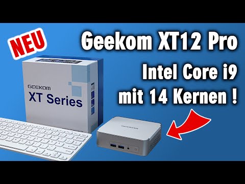 Geekom XT12 Pro Mini-PC mit 14 Kernen und Intel Hybridarchitektur - Core i9-12900H und Iris Xe