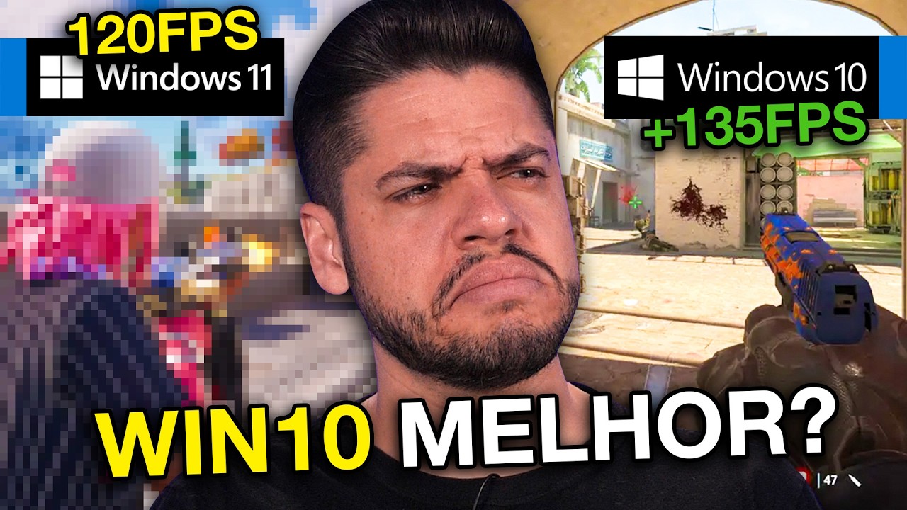 WINDOWS 10 é MELHOR que o WINDOWS 11 para os RYZEN?