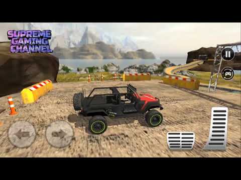 Real Jeep 4X4 SUV Offroad Stunt Driving games 2021 || Mountain Uphill Car Stunt Game - Car Games 3D