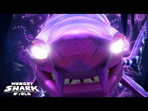 NEW DARK MAGIC SHARK WITH ALL MAX STATS (HUNGRY SHARK WORLD)