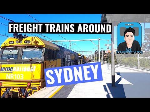 Adz' Transport Vlogs - Vlog 154:  Freight Trains Around Sydney