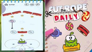 Cut the Rope Daily July 8 2025 Walkthrough 10 Stars