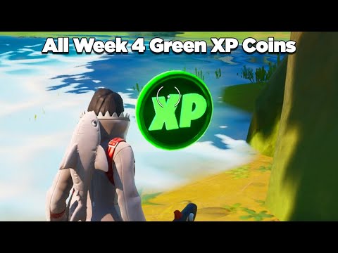 All Green XP Coins Location Guide (Week 4) - Fortnite Chapter 2 Season 3