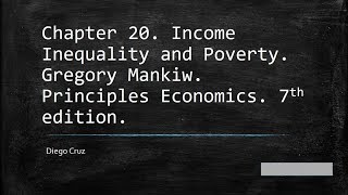 Chapter 20. Income Inequality and Poverty.