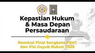 Download lagu Bongkar Mitos Kelas 41 vs Badan Hukum - Resolusi Final di PSHT mp3 Download lagu Bongkar Mitos Kelas 41 vs Badan Hukum - Resolusi Final di PSHT mp3
