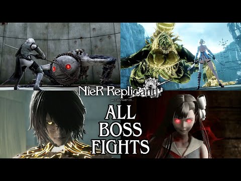 NieR Replicant ver.1.22474487139 - ALL BOSS FIGHTS @ ᴴᴰ 60ᶠᵖˢ ✔