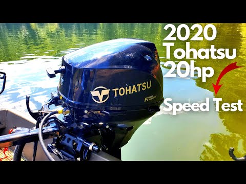 In-Depth Tohatsu (Mercury) 20HP Outboard Top Speed Test on 1448 Weldbilt Jon Boat