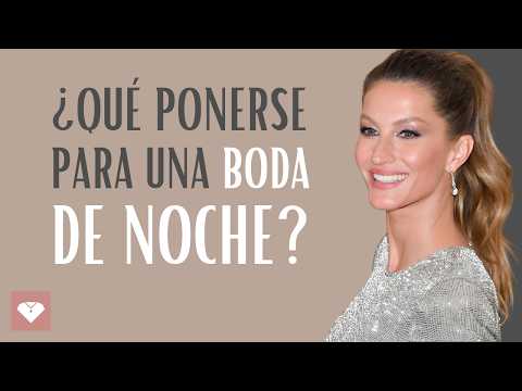 Cómo vestirse para una boda de noche | Glamour fácil para invitados de boda de noche