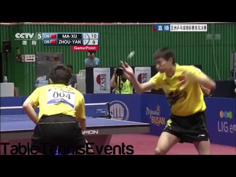 Ma Long/Xu Xin Vs Yan An/Zhou Yu: Final [Asian Championships 2013] HD