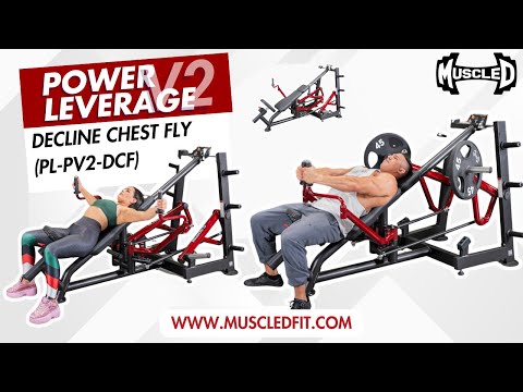 Muscle D Power Leverage V2 Decline Chest Fly (PL-PV2-DCF)