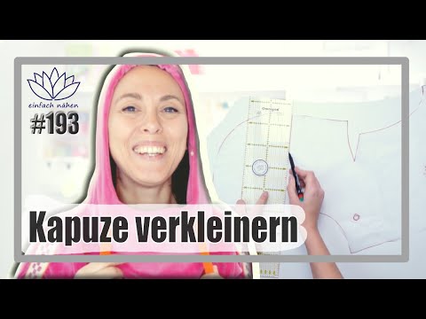Hoodie Kapuze verkleinern - mit Anna von einfach nähen