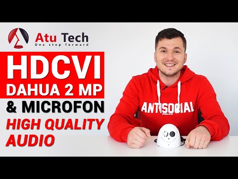 Cat de bine se aude o camera cu microfon de la Dahua de 2 megapixeli