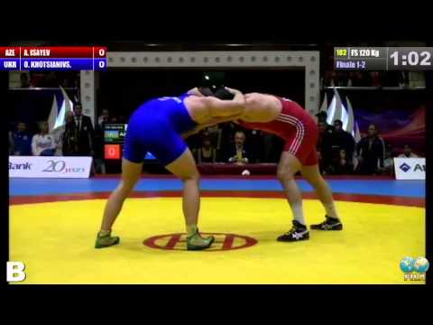 GGP2013 / Ali ISAYEV - Oleksandr Khotsianivski (UKR) - FS 120 kg gold medal match