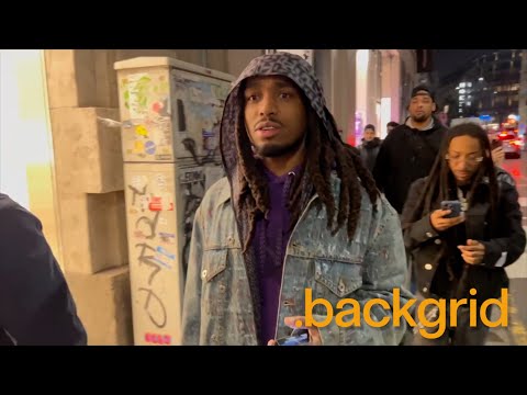Quavo and Rich The Kid spotted leaving the Lanvin store in Milan, Italy