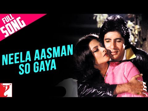 Neela Aasman So Gaya (Male) - Full Song | Silsila | Amitabh Bachchan | Rekha