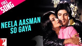 Neela Aasman So Gaya (Male) - Full Song | Silsila | Amitabh Bachchan | Rekha