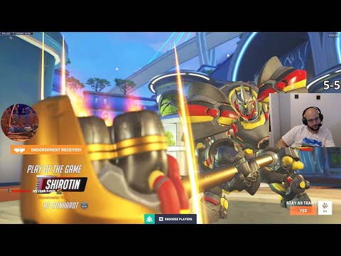 POTG! HADI INSANE REINHADT OVERWATCH 2 SEASON 17 GAMEPLAY