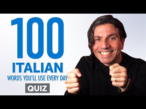 Quiz | 100 Italian Words You'll Use Every Day - Basic Vocabulary #50