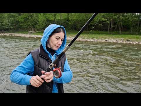 Maria Waited All Day for a Fish in the Mountains… Then This Happened