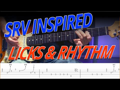 Guitar Licks & Rhythm inspired by SRV's SO EXCITED