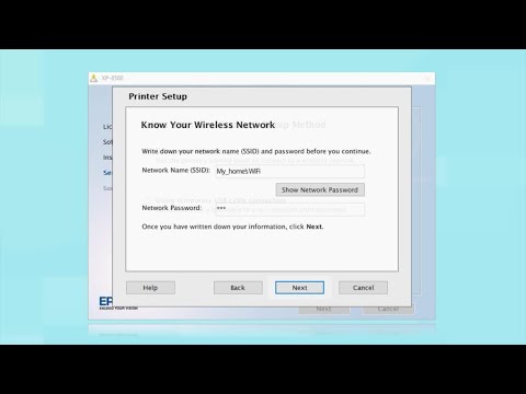 Connecting Your Printer to a Wireless Network Using the Control Panel