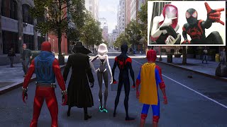 SPIDERVERSE PLAYING SPIDERMAN 2 (FUNNY FREE ROAM GAMEPLAY)