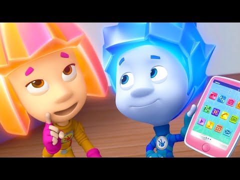 Nolik's new phone! What can it do? 📱 | The Fixies | Educational Animation for Kids - Kingdom Kids Zone, Little Learners - The Fixies