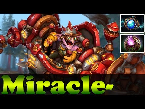 Miracle- 9000MMR Dota 2 - Timbersaw with Octarine and Aether Lens.